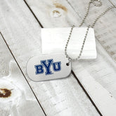 BYU Cougars Dark Blue  Dogtag by Fan Frenzy Gifts